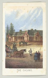 Das Casino, aus der Serie Ansichten im Central Park, New York, Teil 3, 1864