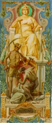 Bergbau (Studie für Panel, Altes Senatsgebäude)