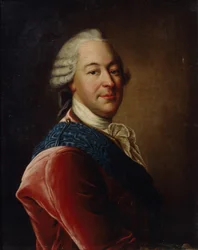 Porträt von Graf Michail Illarionowitsch Woronzow, Mitte des 18. Jahrhunderts