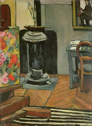 Der Ofen im Atelier