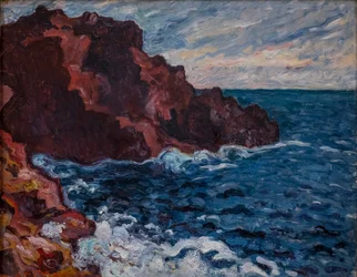 Violette Felsen (Meeresflut)