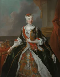 Porträt von Maria Josepha von Österreich (nach 1737)