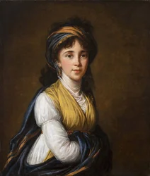 Porträt der Gräfin Anna Grigoryevna Belosselsky-Belozersky 1773-1846, 1798
