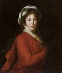 Porträt der Gräfin Helena Radziwill 1753-1821, geb. Przezdziecka, ca. 1802-1805