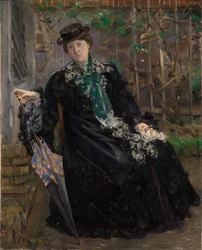 Bildnis Frau Charlotte Berend-Corinth im Garten