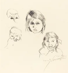 Kinderköpfe, 1914