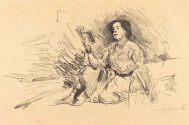 Lesendes Mädchen
