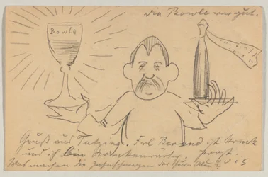 Lovis Corinth an Carl Strathmann: Postkarte, Poststempel 22. September 1902