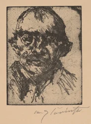 Selbstbildnis, 1920-1921