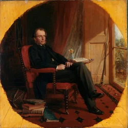 Porträt des englischen Schriftstellers Charles Kingsley (1862)