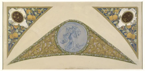 Skizze für die Festtreppe im Pariser Rathaus: Löwe, zwischen 1888 und 1898