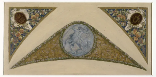 Skizze für die Festtreppe im Pariser Rathaus: Sagittaire, zwischen 1888 und 1898