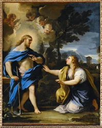 Noli me tangere. Christus trifft Maria Magdalena nach der Auferstehung