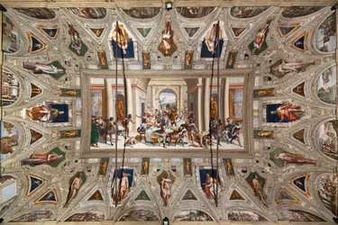 Die Geschichte von Odysseus (die Rückkehr), Decke des Salone Cambiaso