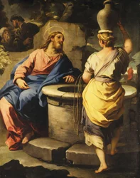 Christus und die Frau von Samaria am Brunnen