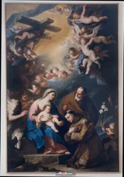 Die Heilige Familie, verehrt von St. Antonius von Padua