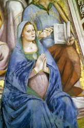 Apostel, Detail der Jungfrau