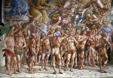Das Jüngste Gericht: Die Auserwählten (Detail)