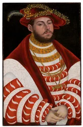 Porträt von Johann Friedrich I., Kurfürst von Sachsen