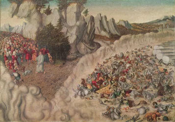 Zug der Israeliten durch das Rote Meer (Untergang des Pharao)