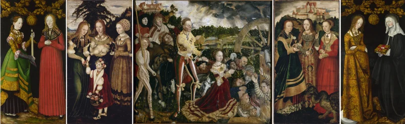 Lucas Cranach d.Ä. - Katharinenaltar (Dresden & London)