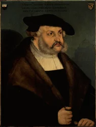 Porträt von Friedrich III., Kurfürst von Sachsen