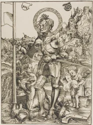 Heiliger Georg stehend