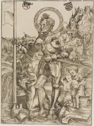 Heiliger Georg stehend