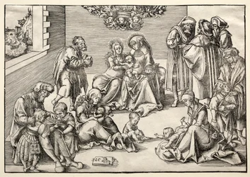 Die Heilige Familie und Verwandte