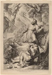 Der heilige Franziskus empfängt die Stigmata
