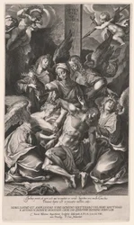 Pietà mit Engeln (Abnahme vom Kreuz)