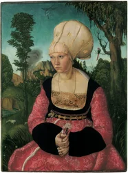 Porträt von Anna Cuspinian, von Cranach, Lucas, der Ältere