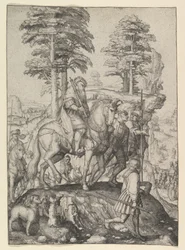 Abigail vor David, ca. 1507