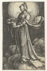 Maria Magdalena in den Wolken