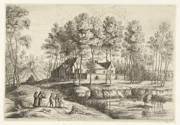 Ansicht des Kapuzinerklosters in Tervuren