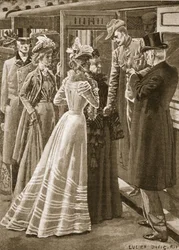 Zurück aus dem Krieg: ein C.I.V. heimgekehrt, Illustration aus 