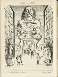 Illustration in Le Rire, 24/12/21 - Museum Flaubert (Gravur)