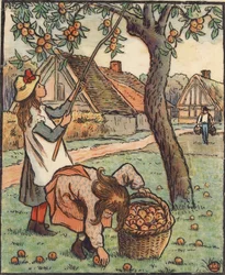 Die Apfelernte, 1889
