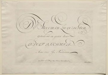Der Fluss IJ und Seelandschaften, 1701