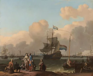 Das IJ in Amsterdam