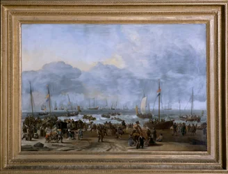Die Landung von Wilhelm von Oranien in Scheveningen