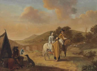 Große Landschaft mit Wahrsagerin