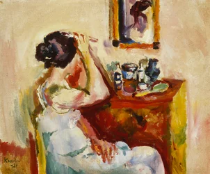 Morgentoilette; Morgenvask, 1921