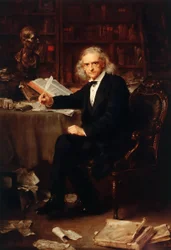 Bildnis des Historikers Theodor Mommsen