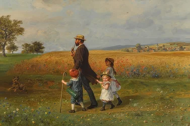 Sonntäglicher Spaziergang. 1889