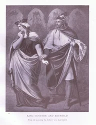 König Gunther und Brunhild