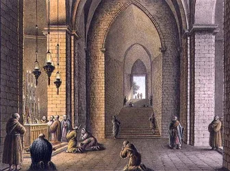 Das Grab der Jungfrau Maria, Jerusalem, veröffentlicht von William Watts