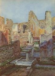 Pompeji: Haus des hängenden Balkons, Innenraum