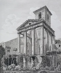 Tempel des Herkules in Cora, aus 