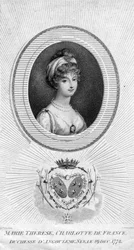 Marie-Thérèse-Charlotte de Bourbon, Herzogin von Angoulême und Dauphine von Frankreich, 1805